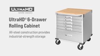 Seville Classics® | UltraHD® 6-Drawer Rolling Cabinet