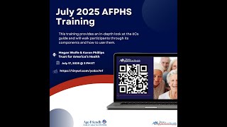 AFPHS July Training - 6Cs Training and Implementation Guide