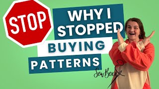 Stop wasting money on PDF sewing patterns that you will never use! Learn my rule for buying them!