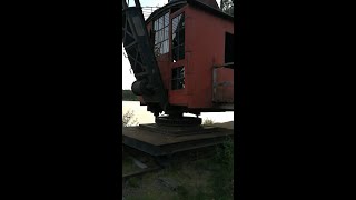 Старый шведский паровой кран /  Old swedish steam crane  #shorts