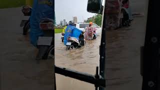 Bandar Phnom Penh selepas 1 jam hujan | flooded #frfamilychannel #phnompenh #cambodia