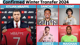 🚨 NEW CONFIRMED & RUMOURS TRANSFERS NEWS JANUARY 2024 🔥      Mbappe,Trent,Maignan,Sancho,Suarez ..✍️