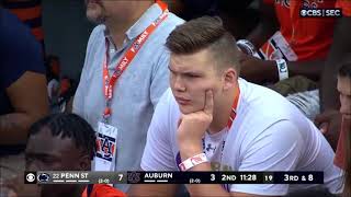 Landon King crazy catch to bail out TJ Finley for Auburn vs Penn State