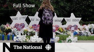 The National for October 29, 2018 — Pittsburgh Mourning, Family Reunion, Costume Controversy