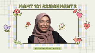 MGMT 101 Assignment 2: Reflective Video