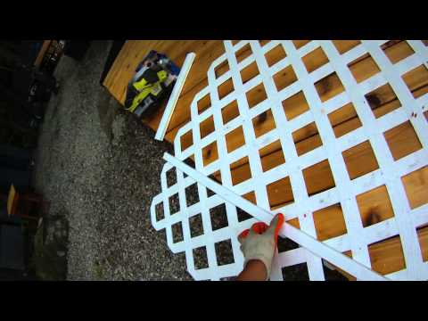 Deck Building - P4 - How to Install Lattice on a Deck Deck Building - P4 - How to Install Lattice on a Deck
