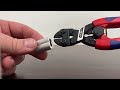 knipex mini bolt cutter review and demonstration. 71 32 200