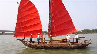 Sailing the Quang Yen Junk, April, 2017