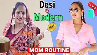 Mom Daily Routine -THEN vs NOW | Desi Vs Modern | ShrutiArjunAnand