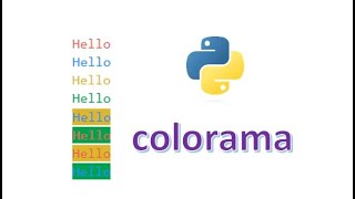 Python - Print coloured output | How to print coloured output in Python (colorama)