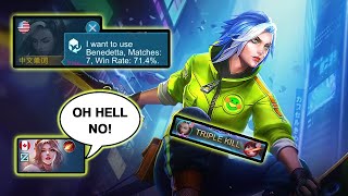 They Did Not Believe In My 7 Matches Benedetta | Mobile Legends