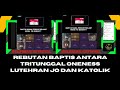 🔴REBUTAN BAPTIS ANTARA TRITUNGGAL ONENESS LUTEHRAN JO DAN KATOLIK