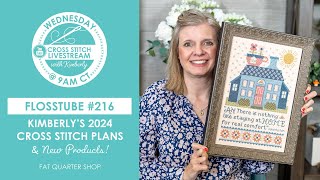 LIVE:  Kimberly's 2024 Cross Stitch Plans! - FlossTube #216