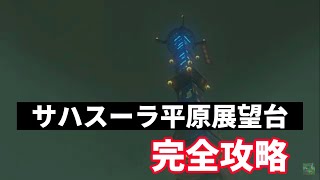 【ゼルダの伝説ティアキン】サハスーラ平原鳥望台の入り方と攻略！【ゼルダの伝説ティアーズオブザキングダム】【ティアキン攻略】