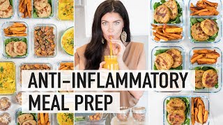 5 DAY ANTI-INFLAMMATORY MEAL PREP | Anti-Inflammatory Foods to Reduce Bloating & Inflammation