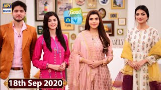 Good Morning Pakistan - Syed Arez Ahmed & Zainab Shabbir - 18th September 2020 - ARY Digital Show