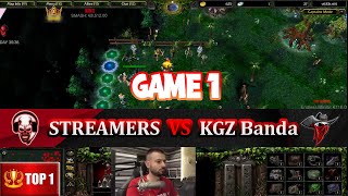 🏆TOP 1 DOTA - STREAMERS vs KGZ Banda (GAME 1) SEMI FINALS
