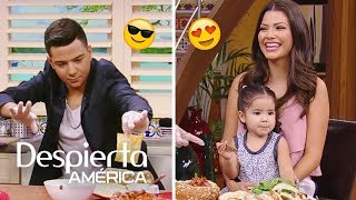 Luis Coronel y Giulietta cocinan un pan relleno de carne