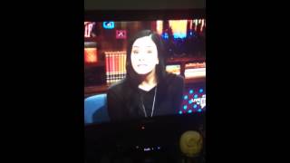 Debut on watch what happens live with Sarah Silverman