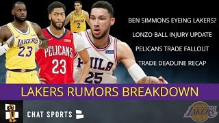 Lakers Rumors: Ben Simmons & Magic Johnson Details, Lonzo Ball Injury & Lakers’ Buyout Candidates