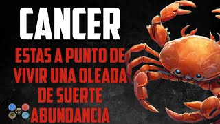 cancer ESTARÁS A PUNTO DE VIVIR UNA OLEADA DE SUERTE ABUNDANCIA Y PROSPERIDAD | DINERO EN MANO.