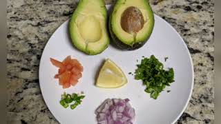 Guacamole : Low carb avocado dip