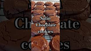 A soft texture Satin Chocolate cookie recipe, #easycookie #nofailrecipe