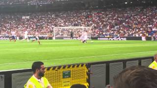 James Rodriguez first goal for Real Madrid (fan view)