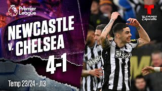 Highlights & Goles: Newcastle v. Chelsea 4-1 | Premier League | Telemundo Deportes