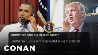 Still More Leaked Trump & Obama Phone Calls | CONAN on TBS