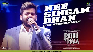 Pathu Thala - Nee Singam Dhan Live Performance | Silambarasan TR | A. R Rahman | Gautham Karthik