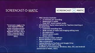 Best Screencasting Software Presentation
