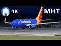 (4K) 20 MINUTES of MANCHESTER PLANESPOTTING! - Manchester-Boston Regional [KMHT/MHT]