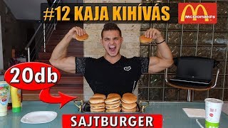 20 CHEESEBURGER CHALLENGE - Can I EAT THEM ALL? • /#12 EATING CHALLENGE