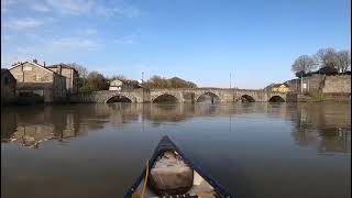 Paddling on the River Teifi in Cardigan, Wales