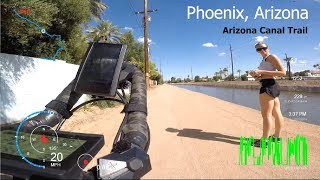 Arizona - Grand Canal Bike Path - Phoenix - 15 miles one way - eBike Tour