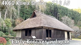 4K Japan - Highlights of Koma Shrine 2020.11.26 ASMR 高麗神社 Autumn Mountain Nature Countryside Zen