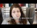 Disappointing books of 2017