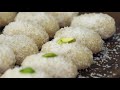 न मावा न खोया सिर्फ 10min में 1 2 कप सूजी से हलवई जैसी सूजी नारियल मिठाई suji rava coconut mithai