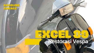 Final Part | Restorasi Vespa Excel 89 | Gimana Vespa Excel kok Bertrisplang? #vespa #fyp #shorts