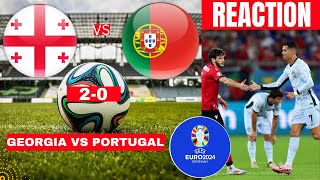 Georgia vs Portugal Live Stream Euro 2024 Football Match Score Commentary Highlights en Vivo Direct