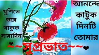 #bengali goodmorning video @Bengali Poetry #সকালের শুভেচ্ছা #গুডমর্নিং #morning wish @wishes for you