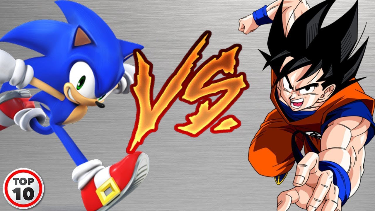 Sonic Vs Goku Youtube