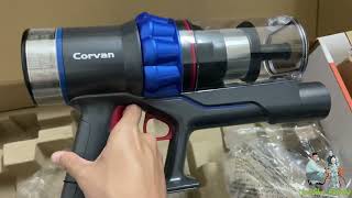 Corvan K18 Cordless Vacuum Cleaner \u0026 Cordless Mop LAGI BEST dari Dyson ker? | FULL UNBOXING \u0026 REVIEW