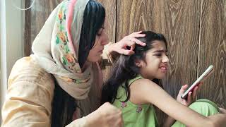 Removing 1000 of lice With Real  Sound  in Brown   hair|| ASMR Pakistan