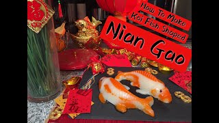 Koi Fish shaped Nian Gao
