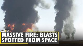 Fire Truck Explodes: Over 300 fuel vehicled gutted in fire | Iran-Afghanistan Border | NASA