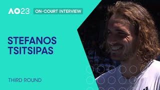 Stefanos Tsitsipas On-Court Interview | Australian Open 2023 Third Round