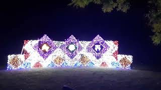 A 1,000 DIAMONDS at the Gardenfest of Lights Lewis Ginter Botanical Garden, with Robin on the Road