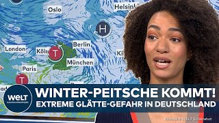 WETTER: Frost-Peitsche trifft Deutschland! Große Glättegefahr in einigen Bundesländern